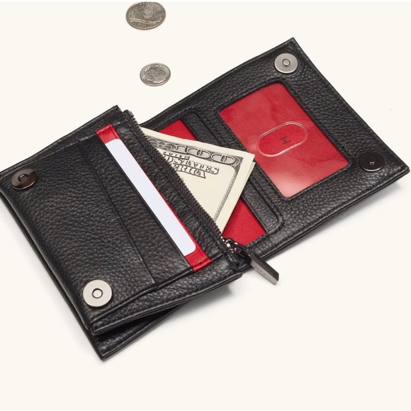 HAMMITT Allen Black Leather Wallet - Picture 3 of 7